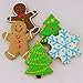 Christmas / Holiday Cookie Cutter Set - 3 Piece - Snowflake, Gingerbread Man and Christmas Tree - Ann Clark Cookie Cutters - US Tin Plated Steel