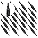 20 pcs. 7 Round Disposable Tattoo Tubes with Tips & 1 in. Gel Grips - 7RT