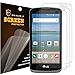 Mr.Shield Designed For LG K4 LTE/LG Optimus Zone 3 III/LG Spree Premium Clear Screen Protector [3-PACK] with Lifetime Replacement