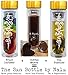 NALU TIBET -No Regrets- Tea Infuser Tumbler, Fruit Infusion Glass Bottle & Coffee Brewer with Filter 15.8oz