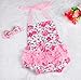 Binmer(TM) Baby Girls Kid Halter Lace Romper Backless Sunsuit Jumpsuit Dress (S:0-6M)