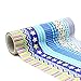 Washi Masking Tape Set of 36 Rolls, Decorative Masking Tape Collection, Colorful Tape Decorate for DIY Crafts, Festival Gift Wrapping,Office Party Supplies, Christmas, Lamp, Cards, Scrapbook