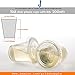 Golden Apple, 1-Ounce Clear Plastic Jello Shot Souffle Cups with Lids, Sampling Cup (200 Sets)…