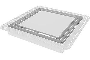 Fittes Flush Wall Vent [Lite+], Minimalist ABS Plastic HVAC Air Return Register Cover, Customizable Modern Increased Airflow 