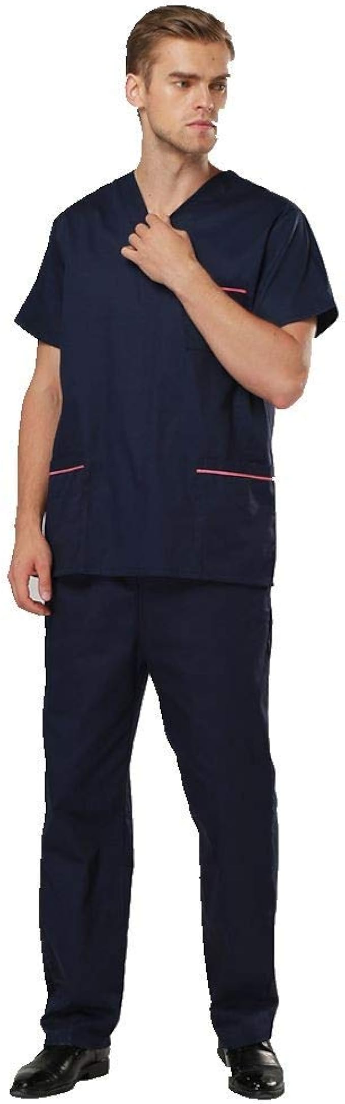 QZTG Medical coat Unisex Doctor Uniform Hospital Medical Scrub Clothes