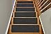 Stair Treads Collection Set of 13 Indoor Skid Slip Resistant Carpet Stair Tread Treads (7 inch x 24 inch) (Dark Grey, Set of 7)
