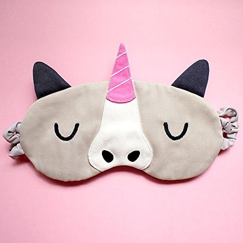 McSparkles The Unicorn Sleeping Eye Mask (Pink Alicorn Horn), Eye shade Blindfold Travel Napping Beauty Sleep Mask