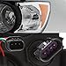AKKON - For 2012-16 Chevy Sonic Driver Side Only Halogen Headlight Assembly Black Housing Clear Lens