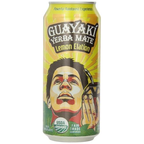 Guayaki Yerba Mate, Lemon Elation, 16-Ounce (Pack of 12) image