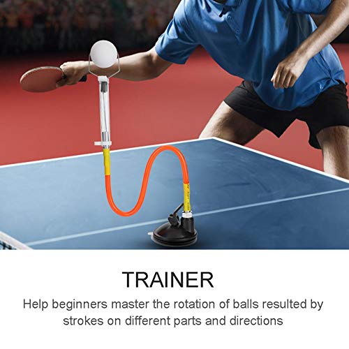 image for Vbestlife Tables Tennis Sucker Robot PVC Adjustable Ping Pong Balls Tr