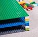 Strictly Briks Baseplates - Compatible with Lego & Major Brands - 6-Pack 10 x 10 in Blue, Green & Gray - Stackable Building Baseplates & Color Mats for Bricks