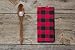 Urban Villa Cotton Dinner Napkins Set of 12, 20x20 Inche Soft Premium Cotton Napkins, Hotel Quality Highly Absorbent, Reusable & Washable Mitered Corner Table DinnerNapkins - (Red/Black, Checks)
