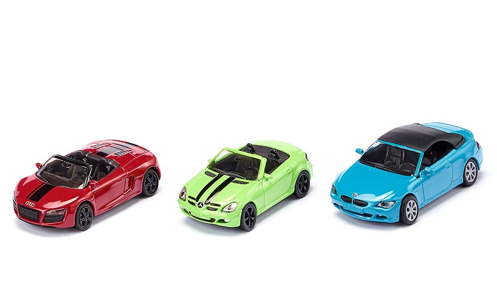 siku 6314, 3-Piece Convertible Set, Metal,Plastic, Red,Green,Blue, With removable roof, Can be combined with siku models of the same scale — image 1