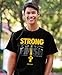 Kerusso Men's Strong to The Finish T-Shirt - Black - X-Large
