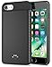[Upgraded] iPhone 8/7 Battery Case,Emishine 3000mAh Ultra Slim External Battery Case for iPhone 8/7/6/6S, Portable Charging Case with Lightning Cable (Black-4.7