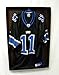 PENNZONI Large Jersey Display Case - Crystal Clear Acrylic Jersey Frame for Baseball, Football & Hockey, Jersey Shadow Box - Black