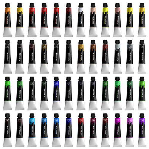 GOTIDEAL Acrylic Paint Set, Artist Grade 48 Colors/Tubes(23ml, 0.77 oz