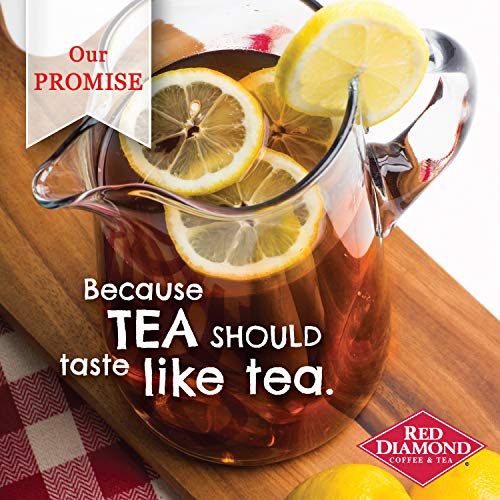 Red Diamond Iced Tea Bags, Decaffeinated, Family Size Tea Bags