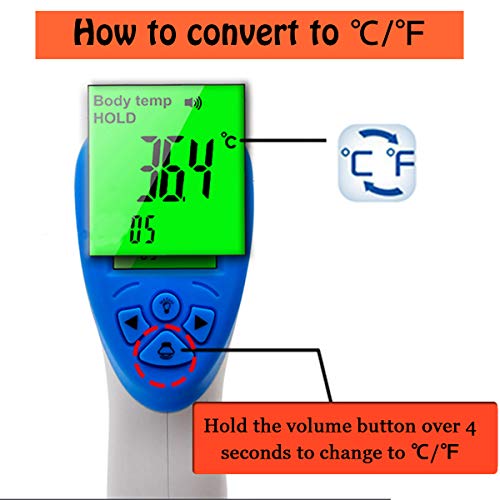 Non Contact Thermometer for Adults and Baby Forehead, No Contact