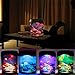 CALOVER Ocean Decor Electric Jellyfish Tank Aquarium Night Light with Color Changing Light Effects Home Decorations for Living Room