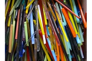 Devardi Glass Handmade Lampwork, COE 104 Glass Rod SHORTS - 5 lbs.