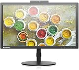 Lenovo ThinkVision T2224z 21.5" FHD LED Monitor Black Renewed Built-in Webcam view 1