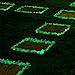 SAVFY 100Pcs Man-Made Glow in The Dark Pebbles Stone for Garden Walkway (Multi Color)