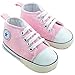 Dealzip Inc Super Cute Unisex Toddler Infant Baby Boy Girls Canvas Sneaker for Prewalker(3-6 months,Pink)
