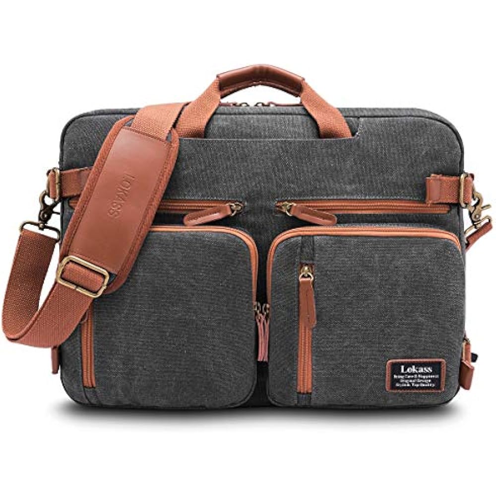 Convertible Backpack Messenger Bag Shoulder Bag Laptop ...