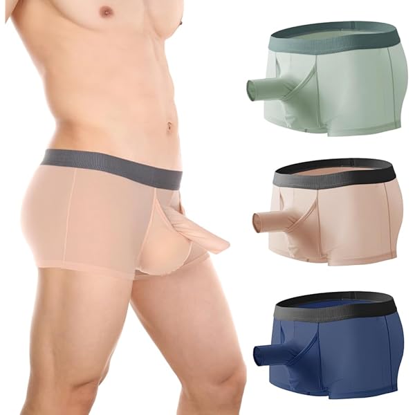 gemüse sexspielzeug Amazon.com: FEESHOW Men's Silky Boxer Briefs Shorts Long Sheath Sleeve  Underwear Lingerie Nude XX-Large(Waistline 29.0-43.0