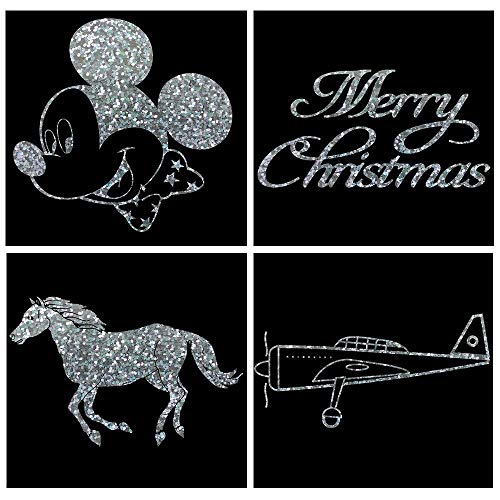 image for AxPower Two Packs Scratch Pads Art Crafts Notes for Kids, Glitter and 