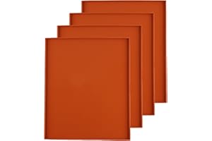 BuRuiJi 4PCS Silicone Dehydrator Trays Compatible with Cosori CP267-FD, Excalibur Dehydrator,Nonstick Silicone Drye Sheets wi