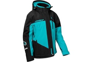 Castle X Women's Phase G4 Jacket (Black/Turquoise - Large)