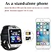 GZDL Bluetooth Smart Watch DZ09 Smartwatch Watch Phone Support SIM TF Card with Camera for Android IOS iPhone Samsung LG Phones Silver