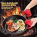 BAYKA Pressure Cooker Accessories Set, Compatible with Instant Pot 5, 6, 8 Qt, Steamer Basket, Springform Pan, Bites Molds, Egg Rack, Mini Mitts, 5,6,8