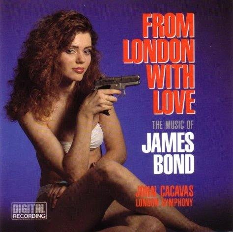 Original album cover of From London with Love: Music of James Bond (Cheesecake) by James Bond themes