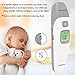 Baby Thermometer Forehead and Ear,KUMEDA FDA and CE Approved Clinical Medical Digital Thermometer Quick Read, No Touch with Fever Warning, Mute Function for Baby, Children and Adults.