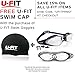 U-FIT Swim Goggles | Swimming Goggles for Men Women Adults - Best Non Leaking Anti-Fog UV Protection Clear Vision - Free Goggle Case Nose and Ear Plugs