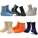 Naartjie Boys Multi Stripe Sport Socks 6-pk Crew (3-5Y)