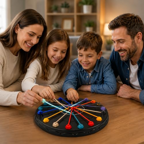 Desafio da Corda Inteligente – Jogo de Raciocínio Lógico e Estratégia, Quebra-Cabeça Educativo para Crianças e Adultos, Brinquedo Interativo para Desenvolver Concentração e Coordenação