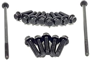 CAIMOTO Oil Pan Bolt Kit Set for Holley 302-1 302-2 302-3 LSX 5.3L 6.0L 6.2L Camaro Z28 Truck LS1 LM7 LR4 LQ4 LS6 L59 LQ9 LM4 L33 LS2 LH6 L92 L76 LS3 L98 L9H L20 L94 LZ1 L99 L96 LC8 L77
