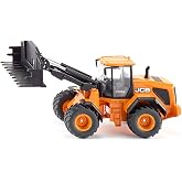 Siku 3663, JCB 435S Agri Wheel Loader, 1:32, Metal/Plastic, Orange, Front Loader Exchange System