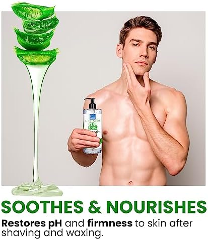 Gel Aloe Vera, Puro, 100% Natural, Cultivo Ecologico, Cosmética Casera, Cuidado Cabello y Piel, Vegano, Cruelty-Free, 1000 ml con dispensador