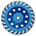 7” Concrete Turbo Diamond Grinding Cup Wheel for Angle Grinder 5/8