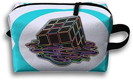 Melting Rubik's Cube Universal Big Space Makeup Bag