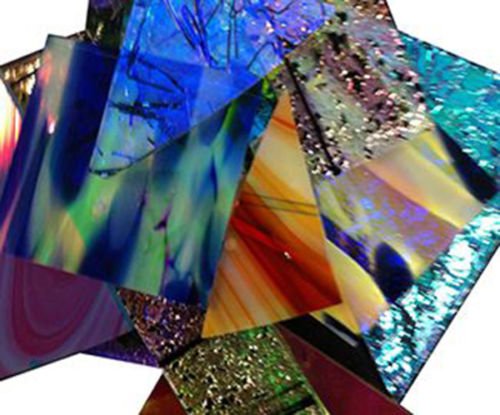 1/2 lb. CBS Specialty Dichroic Scrap - 90 COE