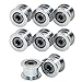 CTYRZCH Aluminum GT2 3mm Bore Toothless Idler Timing Belt Pulley for 3D Printer 6mm Width Timing Belt(Pack of 8pcs)