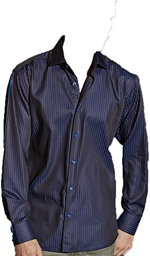 Bertigo Navy Stripe Masterpiece Long Sleeve Shirt