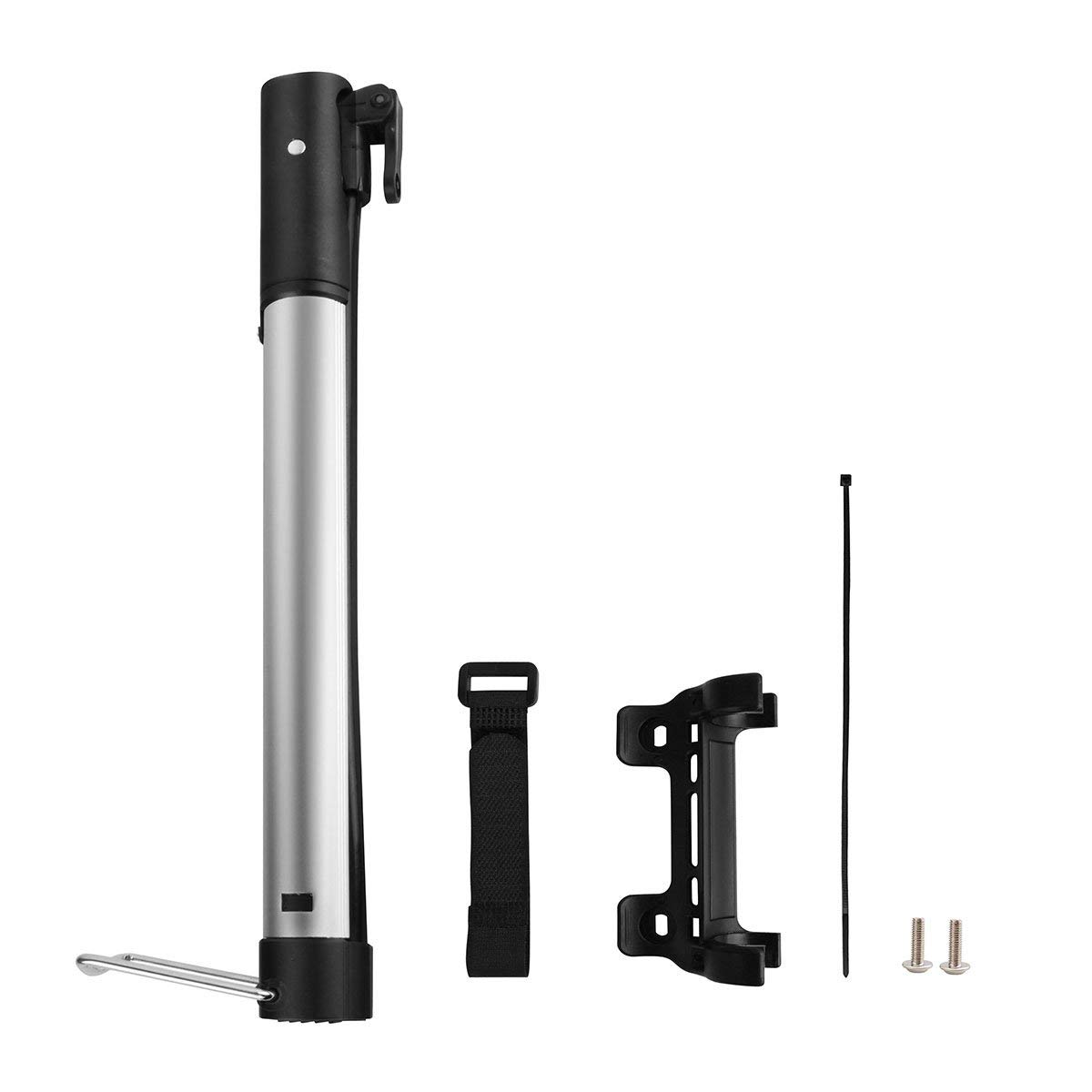 Mini Bike Pump, Vancov Bike Pumps for Schrader Valves, Bicycle Pump Max. Pressure 120 PSI / 8 Bar Bike Air Pump, Portable Bike Pump for Basketballs, Footballs, Road Bike and Mountain Bike