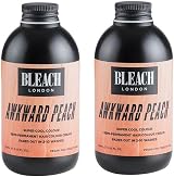 Bleach London Awkward Peach Semi-Permanent Hair Colour Cream 2 Pack 150 ml